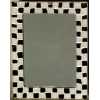 "Reglisse Mint" frame made of glass paste